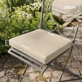 CLP Sitzkissen 40 x 37 x 5 cm beige 1 St.