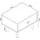[en.casa] Nachtschrank Sandnes 31 x 38 x 30 cm Weiß/Rosa