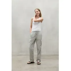 ECOALF für Damen. MCWGAPACOLIN0072S24-132 Hose Colin grau (40), Lässig, Nachhaltig, Recyceltes Nylon