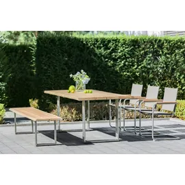 Niehoff Solid 280 x 95 cm Silber