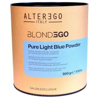 Alterego Blondego Pure Light Blue Powder 500gr - kompaktes blaues Bleichpulver