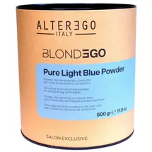 Alterego Blondego Pure Light Blue Powder 500gr - kompaktes blaues Bleichpulver