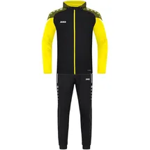 Jako Performance Trainingsanzug Polyester mit Kapuze Kinder 808 schwarz/soft yellow 128