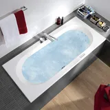 Villeroy & Boch Loop & Friends Oval Duo-Badewanne 180 x 80 cm, Hydropool Entry, Technik Position 1