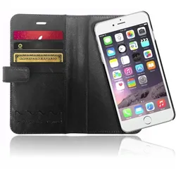 X-Wallet Leather Case Black für iPhone 6/6s Plus