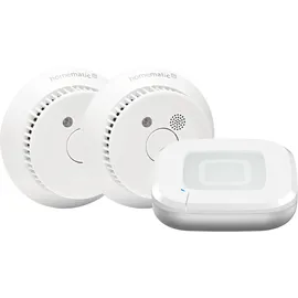Homematic IP Starter Set Rauchwarnmelder Weiß inkl. Access Point 2 2 St.