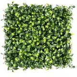 Primaflor Kunstpflanze Pflanzenwand, 50x50cm Moos oder Ilex, Primaflor-Ideen in Textil, Wanddeko, realistische Optik, In- und Outdoor geeignet, UV-beständig grün