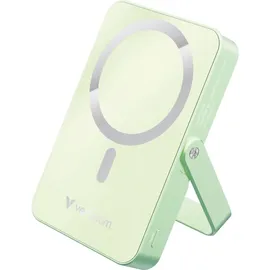 Verbatim Power Bank mit Standfuß mag.wireless 10000mA grün 32259