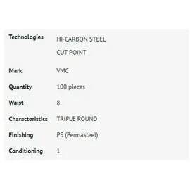 VMC Drilling lose Gr.5/0 9650PS extra stark permasteel