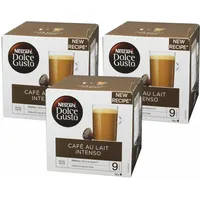 Nescafé DOLCE GUSTO Café au lait Intenso Kaffee Milchkaffee KAPSEL 48 KAPSELN