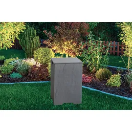 Gardenforma Abdeckung für 11kg Gasflaschen, Beton-Optik space grey Faser-Beton