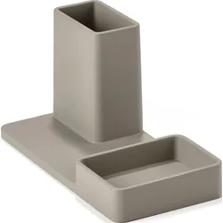 Cement Schreibtisch-Organizer grau