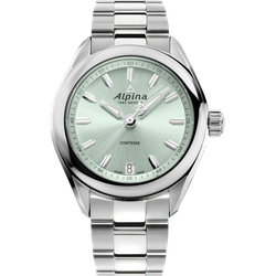 Alpina Comtesse Collection Comtesse Quartz AL-240LGR2C6B Sonderangebot - grün,silber - 34mm