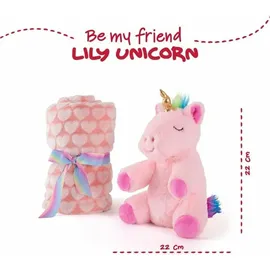 Perletti Einhorn Lily 22 cm Pink