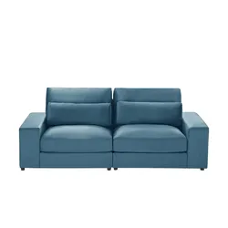 Big Sofa  Branna , blau , Maße (cm): B: 232 H: 88 T: 120