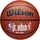 Wilson Basketball, Jr. NBA FAM LOGO Outdoor, Tackskin Cover, Größe: 7, Braun