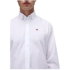 Napapijri Longsleeve Hemd Weiß XL