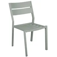 Brafab Gartenstuhl stapelbar Delia Aluminium Grün Nordic Green
