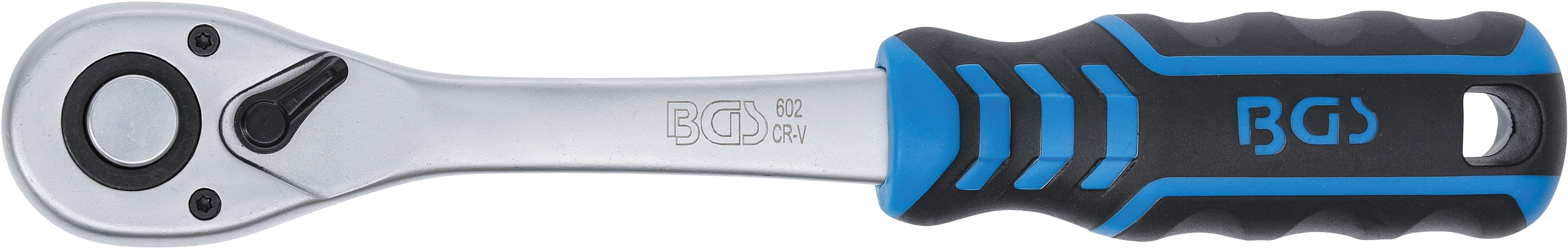 BGS Umschaltknarre | feinverzahnt | Abtrieb Außenvierkant 12,5 mm (1/2"")