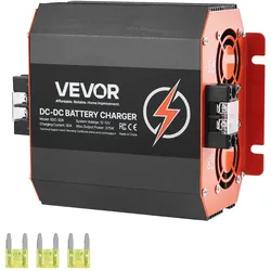 VEVOR 12V 30A DC/DC-Batterieladegerät 375W für Blei-Säure und Lithium-AGM-GEL