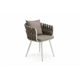 KAWOLA LUSHA Gartenstuhl 62 x 62 x 78 cm grau 1 St.
