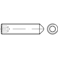 Industrial Quality Supplies ISO 4027 Gewindestifte mit Spitze &