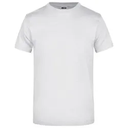 Komfort T-Shirt Rundhals JN002, asch-grau, Größe 3XL - grau - 3XL