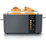 Arendo Langschlitz-Toaster Grau