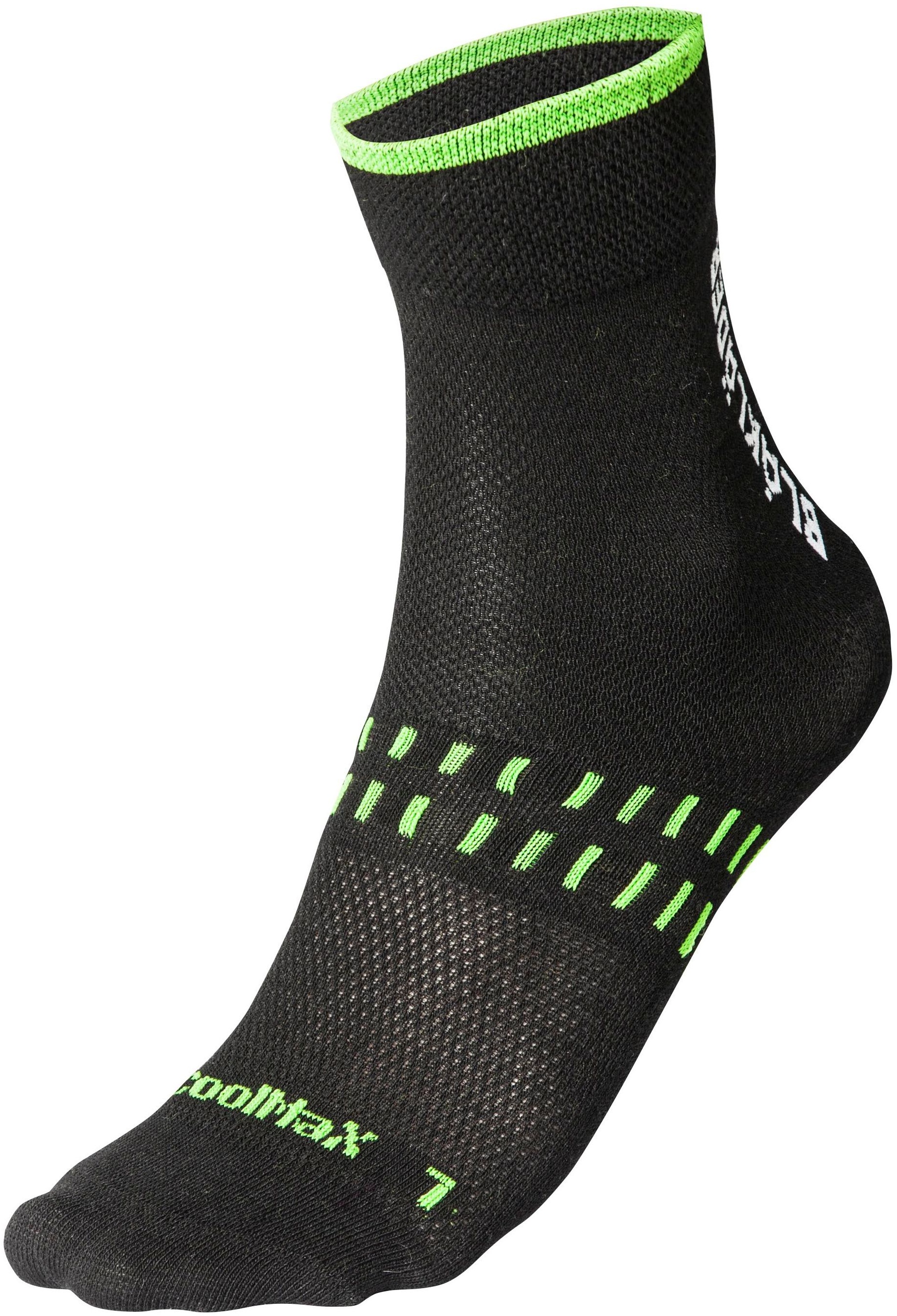 Blakläder Socken 2er-Pack dry 2190 1093 in schwarz/neon grün - 40-44