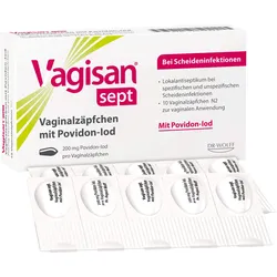 Vagisan sept Vaginalzäpfchen mit Povidon-Iod