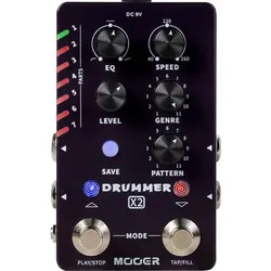 Drummer X2 Stereo Drum Machine Pedal