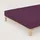 Baumwolle 140 x 200 - 160 x 220 cm purple deep