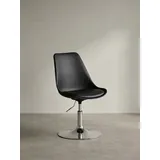 KADIMA DESIGN Trompetenstuhl Kunstleder schwarz