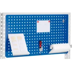 Kappes Infotafel H570 x B970 mm RAL 5010m mit RasterPlan Systemlochung