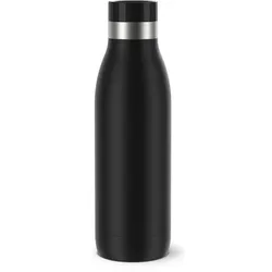 EMSA Bludrop Color N3110100, 500 ml, Fitness, Sport, Schwarz, Edelstahl, Junge/M