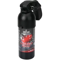 Bärenverteidiger VESK Grizzly High Jet Fog Breitstrahl 750ml extrem stark 4 Mio. Scoville zur Selbstverteidigung Heimverteidigung Bärenabwehrspray Pfefferspray mit Pistolengriff