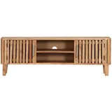 vidaXL TV-Schrank 130 x 30 x 45 cm Akazie Massivholz