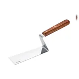 Triangle Plancha-Palette 15 cm Edelstahl Walnuss