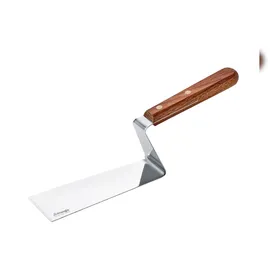 Triangle Plancha-Palette 15 cm Edelstahl Walnuss