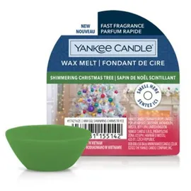 Yankee Candle Shimmering Christmas Tree Duftwachs 22 g grün 2 St.