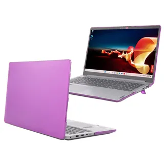 mCover Nur kompatibel mit Lenovo IdeaPad 1 Serie (15ADA7 / 15AMN7 / 15ALC7 / 15IAU7 / 15IAU7 / 15IGL7 / 15IGL7 / 15IJL7 / 15IRU7) Windows-Laptops (nicht für andere Modelle geeignet), Violett