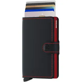 Secrid Miniwallet Unisex Kartenetui matte black & red