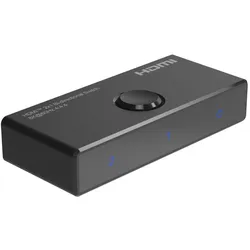 MicroConnect MC-HDMISWITCH-8K-MINI, HDMI, ABS, Schwarz, 60 Hz, 7860 x 4320, 36 G