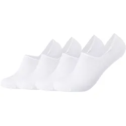 Camano Füßlinge »comfort«, (4er Pack), mit verstärkter Ferse für Langlebigkeit Camano white 35 (38)