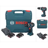 Bosch GSB 18V-55 Akku Schlagbohrschrauber 18 V 55 Nm Brushless + 2x Akku 2,0 Ah + Ladegerät + Koffer