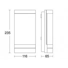 Steinel 068714 - Wandleuchte 6.6 W, 566 lm, 3000 K, Bluetooth