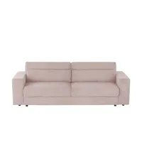 deinbett Big Sofa mit Schlaffunktion Branna ¦ rosa/pink ¦ Maße (cm): B: 250 H: 101 T: 105.0