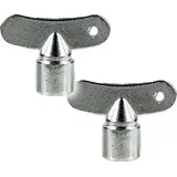 tecuro Steckschlüssel für Auslaufventile 6 x 6 mm - 2-tlg.