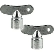 tecuro Steckschlüssel für Auslaufventile 6 x 6 mm - 2-tlg.