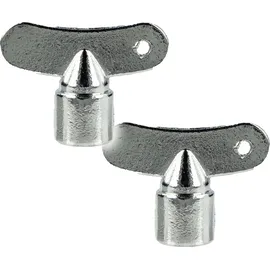 tecuro Steckschlüssel für Auslaufventile 6 x 6 mm - 2-tlg.